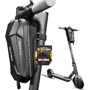 Electric Scooter Front Bag Waterproof Hard Shell 2L Universal Scooter Handlebar Bag 9.8 X 4.7 X 4.1inch Black