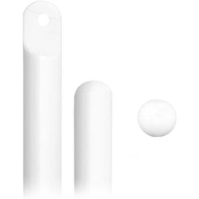 New Blind Wand/Rod - Choose Color and Pack Size - High Strength - Built in Integrated Tip (White 3 Pack, 48")