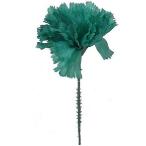 White Silk Carnation Picks | Artificial Flowers for Weddings, Home Decor, DIY Crafts | 100 Count Bulk Carnations with 3.5" Heads and 5" Stems in Saudi Arabia