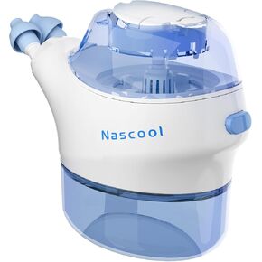 Nasal Irrigation System with 50 Salt Packets, Sinus Rinse Machine for Nasal Symptoms, Saline Nasal Irrigator & Family Nose Cleaner, Nasal Wash for Better Breath