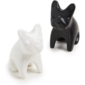 Jonathan Adler French Bulldog S&P, Black/White, One Size, (31830)