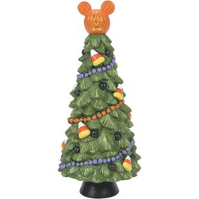 Department 56 Disney Halloween Village Accessories Pumpkintown Manor Tree Figurine, 6.625 Inch, Multicolor