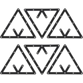 6 Pcs Billiards Magic Ball Rack, Triangle Magic Rack, Magic Rack 8 9 10 Ball Billiards Triangle