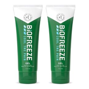 Biofreeze-13529 Pain Relief Gel, 4 oz. Tube, Pack of 2 (Packaging May Vary)