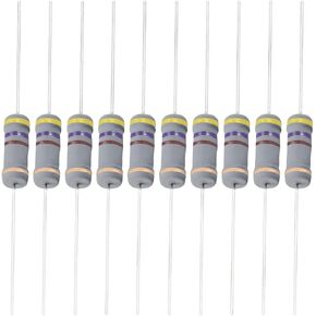 100 قطعة من مقاومات أفلام الكربون من YOKIVE، 2 وات 470 أوم 5% مقاوم للتفاوتات، جيدة للمشروعات الإلكترونية التي تصنعها بنفسك (4 أشرطة ألوان، 0.58 × 0.19 بوصة) in Kuwait