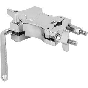 Drum Clamp Cowbell Holder Stand Extension Clip Bracket, Zinc Alloy, Rotatable 360 degrees, Easy Installation, Suitable for Drums and Cowbells Drum Tom Mount