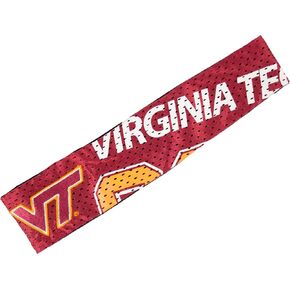 Littlearth Unisex-Adult NCAA Virginia Tech Hokies Jersey FanBand Headband, Team Color, One Size, (100404-VATC)