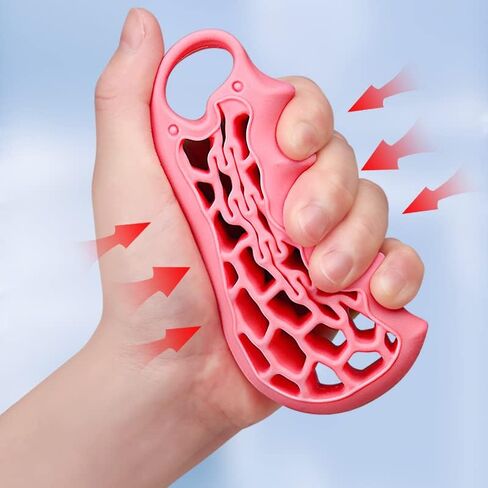 Hand Grip Strengthener, 1 Pcs Forearm Grip Exerciser Honeycomb Design Finger Stretcher, Silicone Stress Relief Grip for Hand Strength & Jnjury Recovery for Athletes, Elderly, Kids in Saudi Arabia
