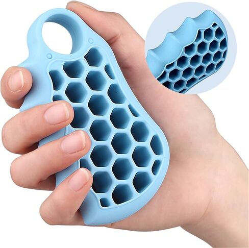 Hand Grip Strengthener, 1 Pcs Forearm Grip Exerciser Honeycomb Design Finger Stretcher, Silicone Stress Relief Grip for Hand Strength & Jnjury Recovery for Athletes, Elderly, Kids in Saudi Arabia