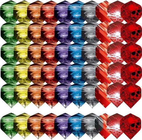 مجموعات رحلات رمي ​​السهام المختلطة - رحلات رمي ​​السهام ذات الشكل القياسي للسهام ذات الأطراف الفولاذية والسهام ذات الأطراف الناعمة 60 قطعة in Kuwait