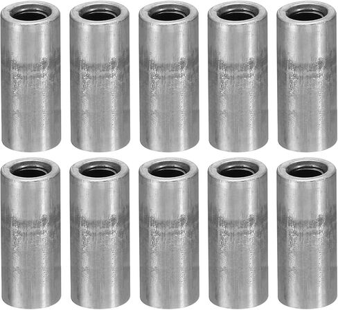 PATIKIL M5 Steel Spacers, 10 Pcs Metal Spacers Steel 5mm ID x 10mm OD x 15mm L Carbon Steel Spacer Screw Standoff Round for 1/5in or M5 Screw Bolts in Saudi Arabia