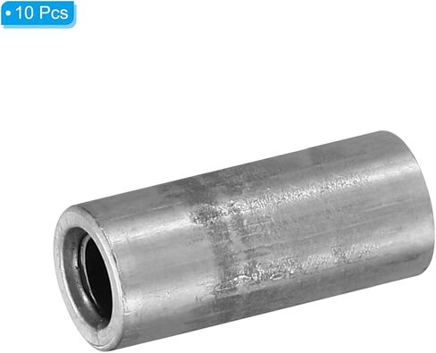 PATIKIL M5 Steel Spacers, 10 Pcs Metal Spacers Steel 5mm ID x 10mm OD x 15mm L Carbon Steel Spacer Screw Standoff Round for 1/5in or M5 Screw Bolts in Saudi Arabia