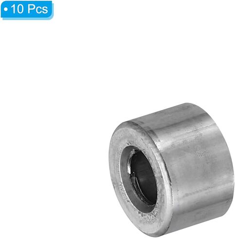 PATIKIL M5 Steel Spacers, 10 Pcs Metal Spacers Steel 5mm ID x 10mm OD x 15mm L Carbon Steel Spacer Screw Standoff Round for 1/5in or M5 Screw Bolts in Saudi Arabia