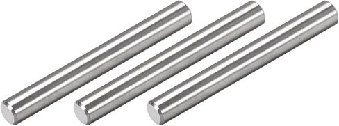 Dowel Pin (10x50mm) 3Pcs, 304 Stainless Steel Shelf Support Pegs Pin Fastener Elements - for Metal Devices, Furniture Installation, Industrial, DIY in Saudi Arabia