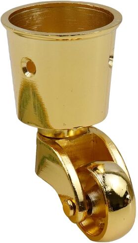 4 Pcs Vintage Furniture Wheel Dia Swivel Round Cup Caster Antique Zinc Alloy Tone Swivel Wheels Caster for Chair Table Shelf Furniture Leg (1.77" OD, Green Bronze) in Saudi Arabia