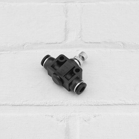 5pcs 8mm Tube OD Air Flow Control Valve Union Pneumatic Speed Control Flow Controller Throttle Valve Speed Control Valve Push to Connect Fitting in Saudi Arabia