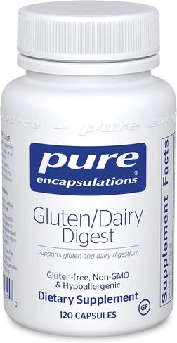 Pure Encapsulations - Gluten/Dairy Digest - Dietary Supplement Enzyme Blend for Healthy Gluten and Dairy Digestion - 60 Capsules in Saudi Arabia