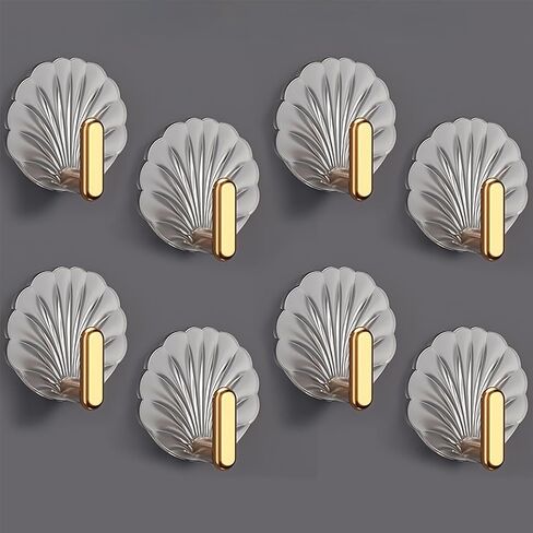 Decorative Wall Self Adhesive Hooks, Adhesive Wall Hooks for Hanging Heavy Duty, Over The Door Hooks Key Holder for Wall, Wall Hook Key Purse Hanger Door Hanger Hook (4pcs) in Saudi Arabia