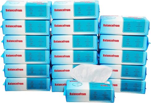 Elevon Multi-Purpose 100% Unscented Cotton Tissue Soft Dry Facial Cotton Wipes for Sensitive Skin in Saudi Arabia