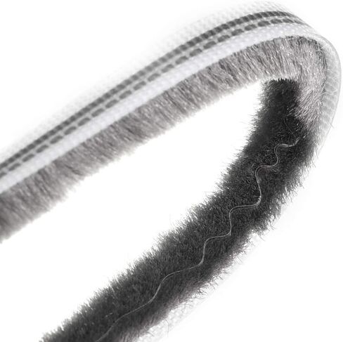uxcell Brush Weather Stripping, 10M/32.8Ft Card Slot Seal Strip Pile Weatherstrip Door Sweep Brush for Door Window W Silicon Sheet, 5x6mm/WxH in Saudi Arabia