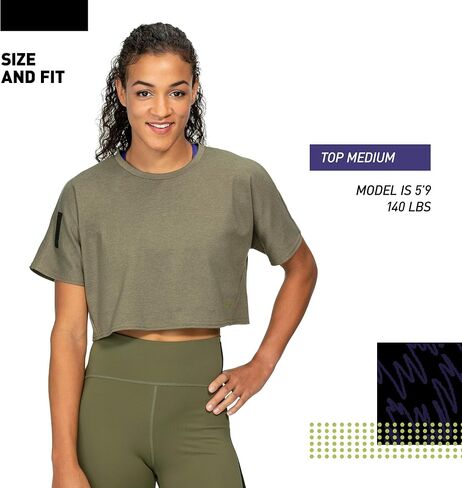 Mizuno Women's Exercise Kata Crop Top in Saudi Arabia