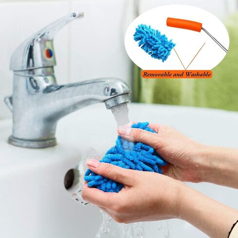 3 Pack Microfiber Duster, Ztent Washable Microfiber Extendable Duster Microfiber Hand Duster Cleaning Tool Dusting Brush for Home Office Car Computer in Saudi Arabia