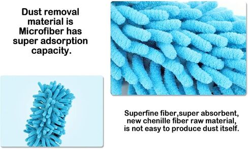 3 Pack Microfiber Duster, Ztent Washable Microfiber Extendable Duster Microfiber Hand Duster Cleaning Tool Dusting Brush for Home Office Car Computer in Saudi Arabia