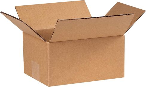 Aviditi Shipping Boxes Multi-Depth 8"L x 6"W x 4"H, 25-Pack | Corrugated Cardboard Box for Packing, Moving and Storage in Saudi Arabia