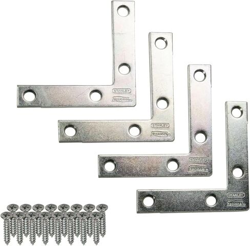 NATIONAL/SPECTRUM BRANDS HHI N113-928 2-1/2-Inch Corner Iron, 4-Pack in Saudi Arabia