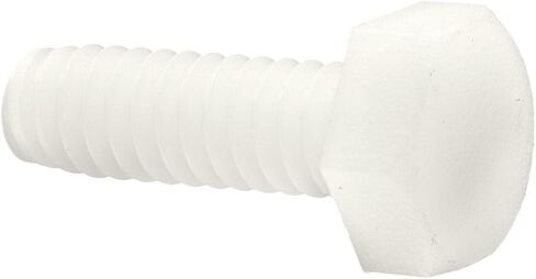 Prime-Line 9097372 Hex Head Cap Screws, 1/4 in-20 X 3/4 in, Nylon (10 Pack) in Saudi Arabia