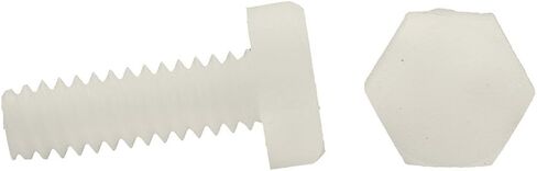 Prime-Line 9097372 Hex Head Cap Screws, 1/4 in-20 X 3/4 in, Nylon (10 Pack) in Saudi Arabia