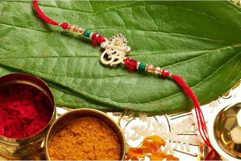 Auraecom Sentiments Unraveled: Share Love with our Thoughtful Rakhis | Roli Chawal Rakhi Sets | Rakhi For Brother | Raksha Bandhan Rakhi | Designer Rakhi | Bhaiya Bhabhi Rakhi | Rakhi For Brother and in Saudi Arabia