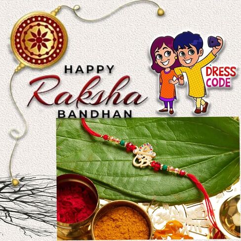 Auraecom Sentiments Unraveled: Share Love with our Thoughtful Rakhis | Roli Chawal Rakhi Sets | Rakhi For Brother | Raksha Bandhan Rakhi | Designer Rakhi | Bhaiya Bhabhi Rakhi | Rakhi For Brother and in Saudi Arabia