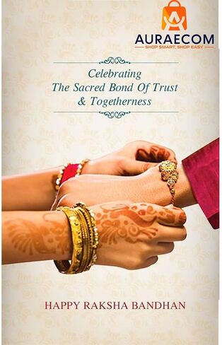 Auraecom Sentiments Unraveled: Share Love with our Thoughtful Rakhis | Roli Chawal Rakhi Sets | Rakhi For Brother | Raksha Bandhan Rakhi | Designer Rakhi | Bhaiya Bhabhi Rakhi | Rakhi For Brother and in Saudi Arabia