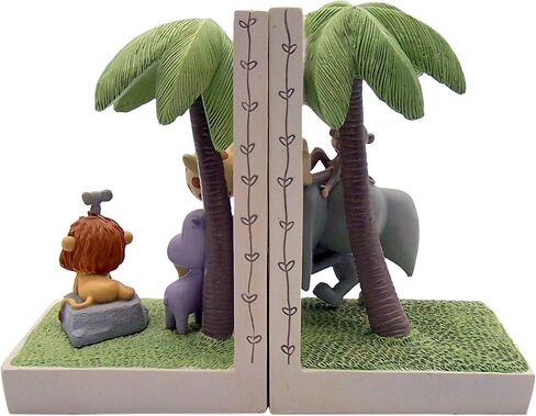 All Creatures are Created Great Bookends Featuring Adorable Animals and Trees, Nursery Décor, 2 Piece Set in Saudi Arabia