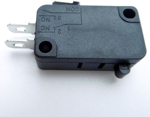 KW7-0 3 Pins 1NO 1NC Microswitches Micro Switch for Electric Cooker, 16A 125V/250V, 6-Pack, Black in Saudi Arabia