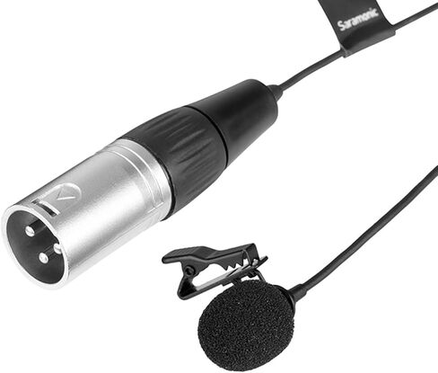 Saramonic XLR Phantom Power Lavalier Cardioid Microphone with 6M Cable Professional Video Microphone (XLAVMIC-C) in Saudi Arabia