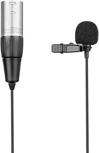 Saramonic XLR Phantom Power Lavalier Cardioid Microphone with 6M Cable Professional Video Microphone (XLAVMIC-C) in Saudi Arabia