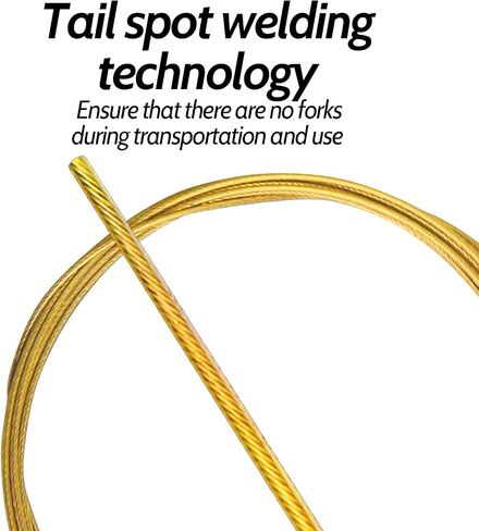 Bike Shift Cable Derailleur Cable Stainless Steel Shifter Cable Universal Standard Bicycle Change Cable Bike Shift Cable (1.2 x 2500-mm, Gold) in Saudi Arabia