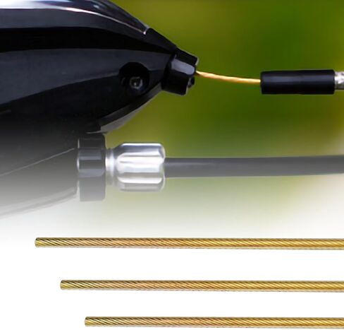 Bike Shift Cable Derailleur Cable Stainless Steel Shifter Cable Universal Standard Bicycle Change Cable Bike Shift Cable (1.2 x 2500-mm, Gold) in Saudi Arabia