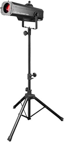 حزمة Chauvet LED Followspot 120ST مع كابل إضاءة Pig Hog PHDMX10 وقماش تلميع الصوت السائل in Saudi Arabia