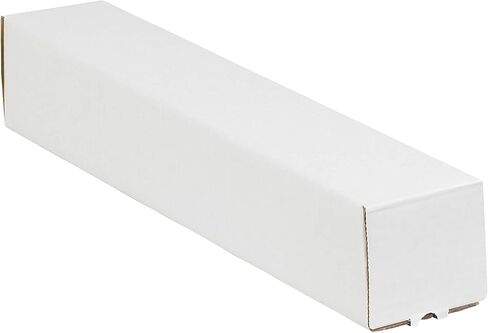 SNM3325 Square Mailing Tubes, 3" x 3" x 25", Oyster White (Pack of 25) in Saudi Arabia