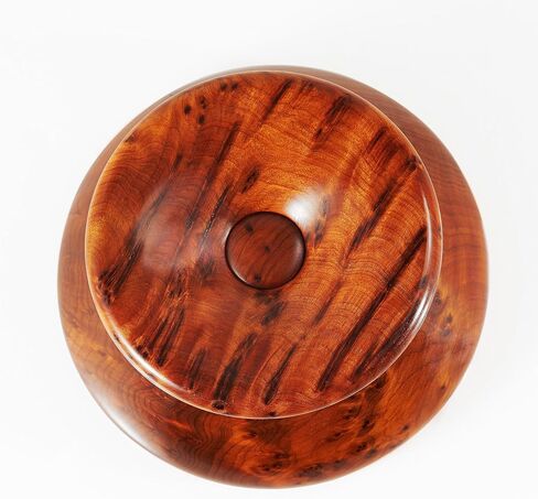 Thuya Wood Burl Wooden Handcarved Ashtray - Moroccan Rare Wood Burl Decorative Ashtray (Large (D:12cm)) in Saudi Arabia