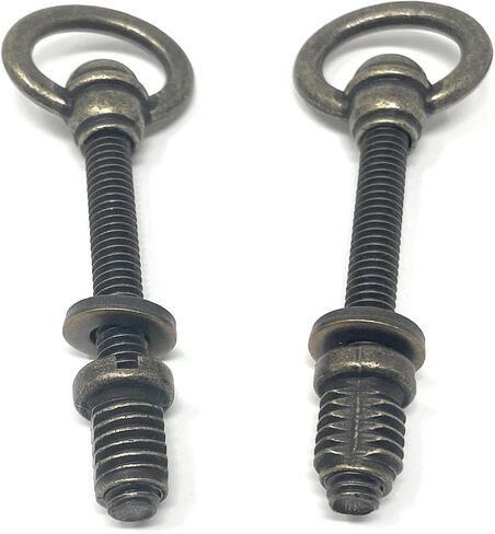 براغي مرآة دوارة من النحاس العتيق من Magery المعدنية، براغي تثبيت متأرجحة ومرآة شيفال، 3.5 بوصة، حزمة طويلة من 2 in Kuwait