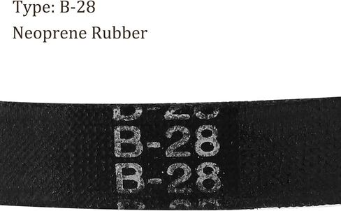 B-53 V-Belts - [53" Pitch Length x 0.63" Width x 0.47"Thickness] B-Section Rubber Drive Belt for Power Transmission Use, Black in Saudi Arabia
