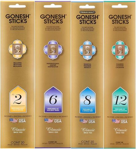 Gonesh Incense Sticks - #2, #6, #8 & #12 in Saudi Arabia