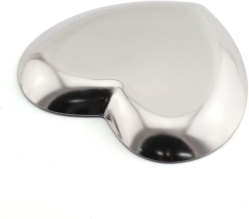 1 Piece Silver Luxurious Metal Storage Tray Heart Shaped Jewelry Display Tray Home Decoration Serving Plate Craft For Table Organizer in Saudi Arabia