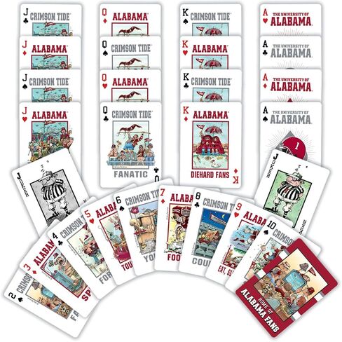 Masterpieces Alabama Crimson Tide Fan Deck Playing Cards in Saudi Arabia