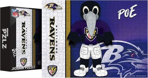 FOCO NFL Baltimore Ravens Mascot 500 Piece Jigsaw PZLZ in Saudi Arabia