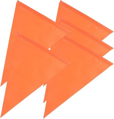 Atv Flag 5Pcs Replacement Pennant Safety Flag, Bike Safety Flag, Orange Cycle Safety Flag, High Visibility Bicycle Safety Flag (Style 1) Motorcycle Flag in Saudi Arabia
